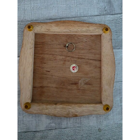 Thomson Floral Garden Ceramic Tile Trivet With Wooden Frame - Floral Design - - Picture 3 of 5